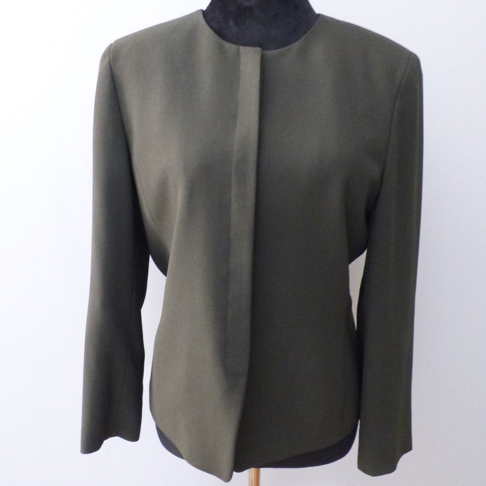 Vintage Josephine Chaus Blazer in Olive Green
